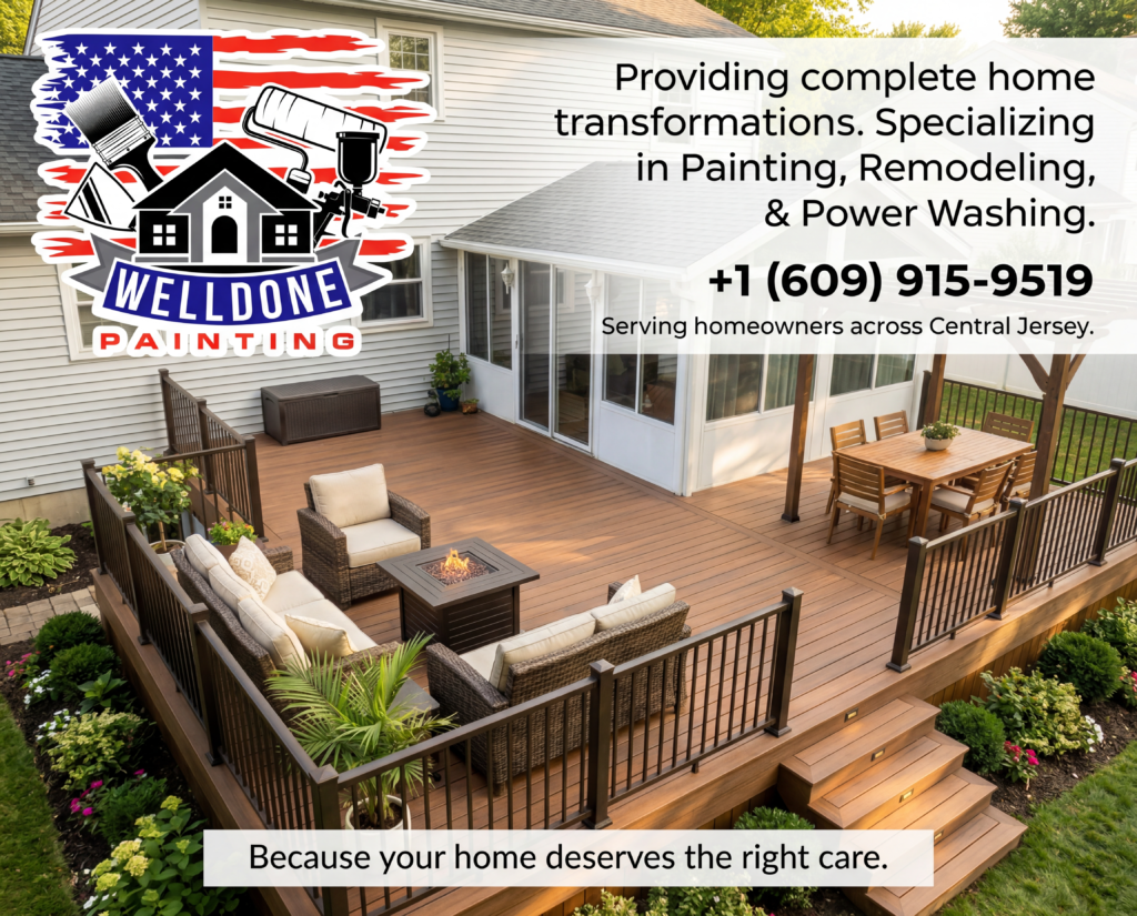 power washing before exterior painting NJ